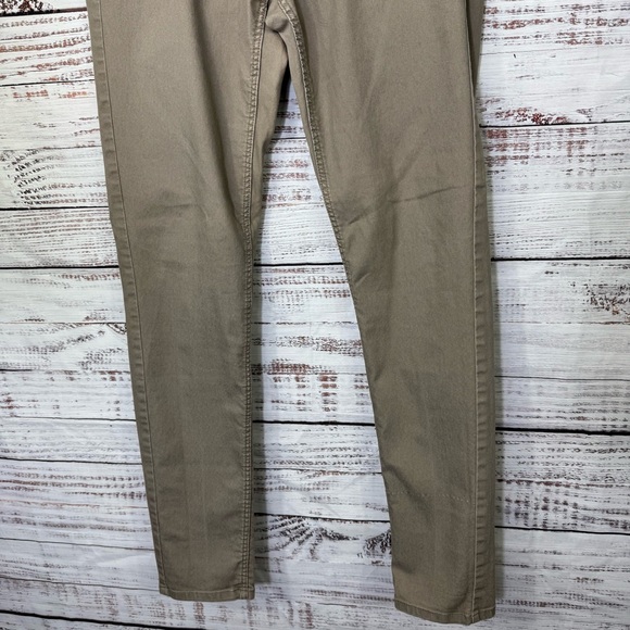 H&M Pants size 12 tall stretchy khaki straight leg casual pants - Picture 3 of 9